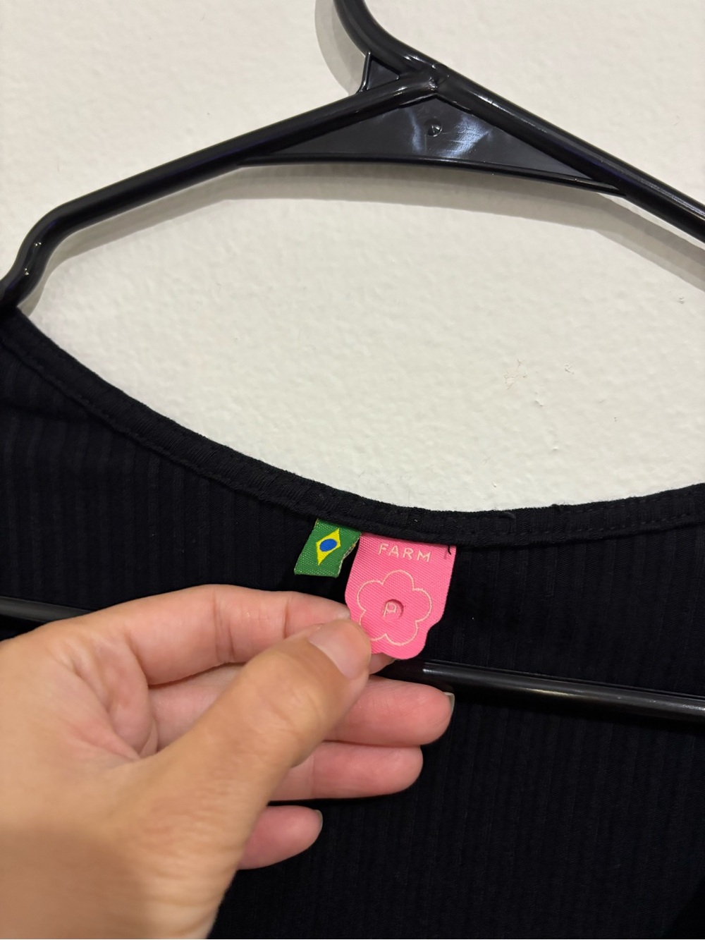 Farm Rio Ribbed Crop Top Size Small - Picture 4 of 5